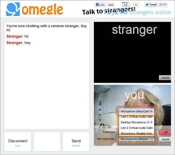 Webcam Software For Omegle Manycam 