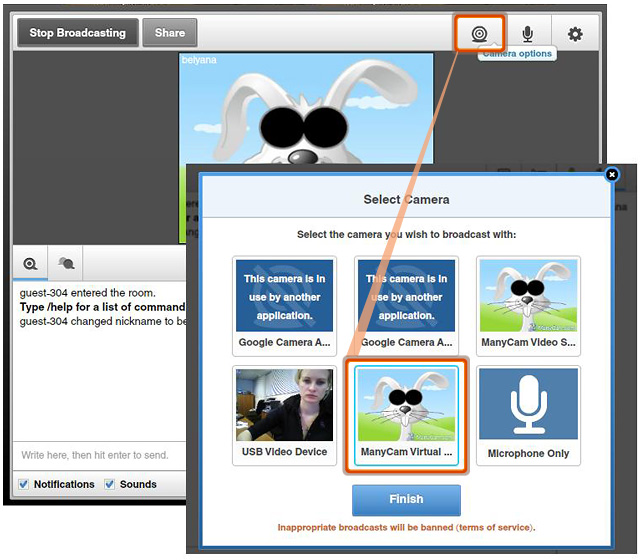 Webcam Software For Tinychat Manycam 