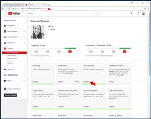 enable-livestream-youtube