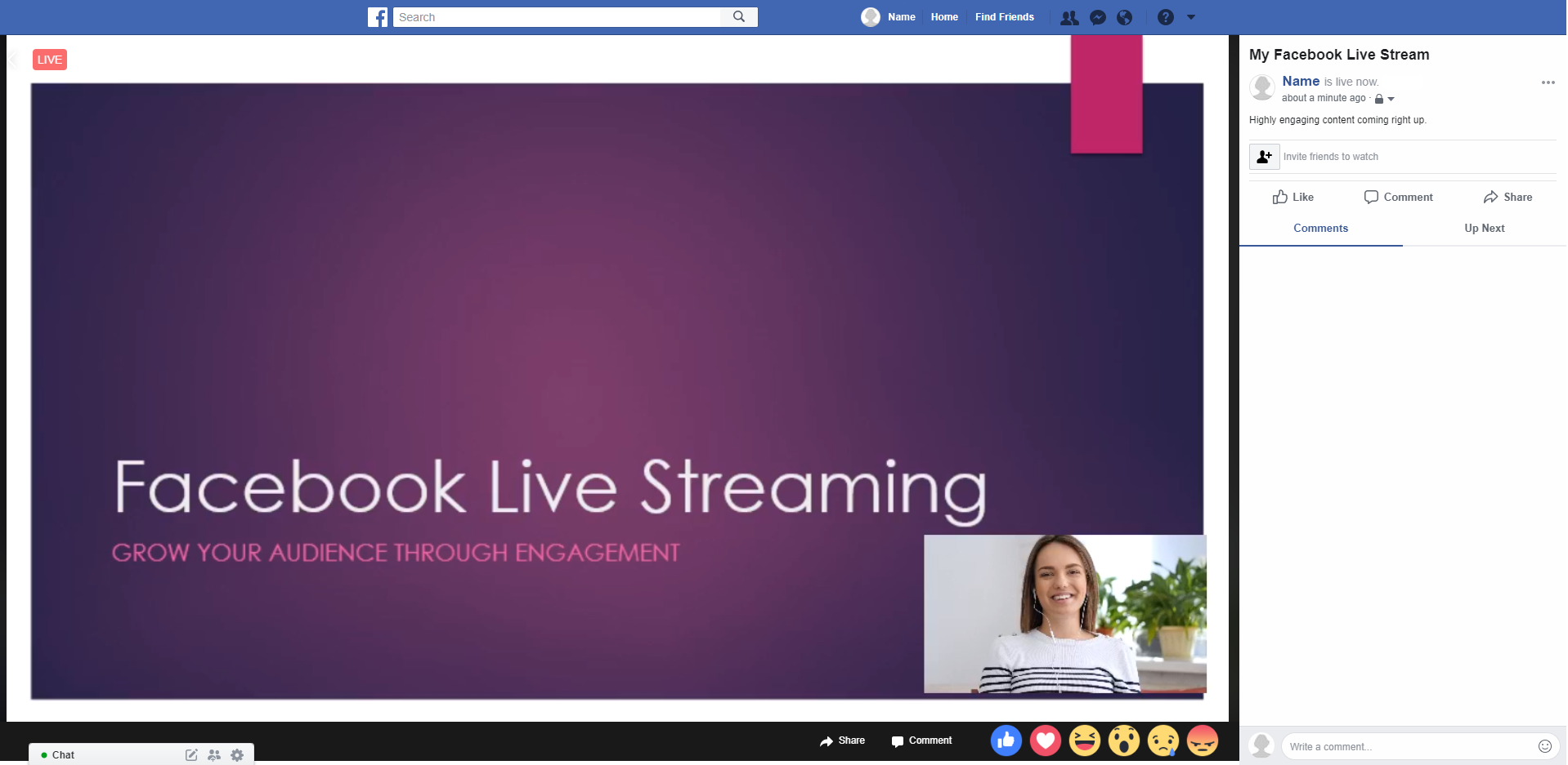 Facebook Live Streaming Tutorial Highly Engaging Videos Manycam Blog Manycam Blog