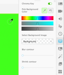 chroma key live webcam pc