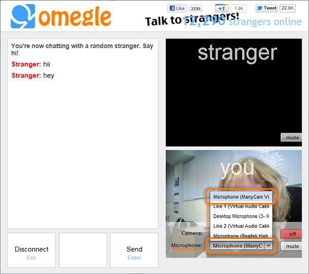 How to Go on Omegle Without Camera  