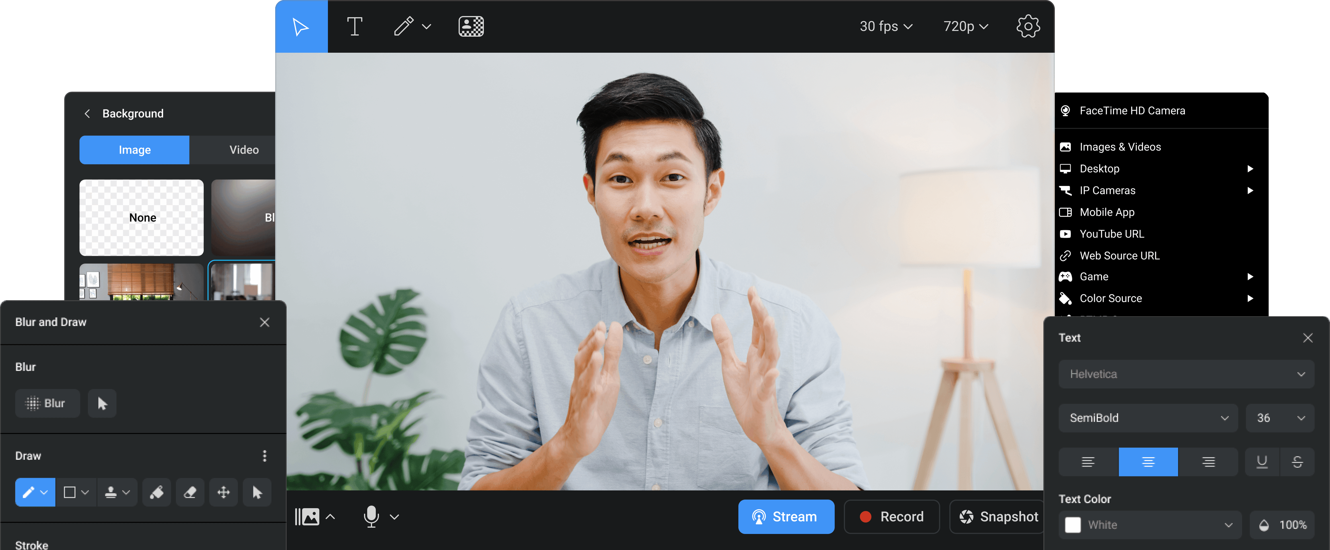 ManyCam - Live streams