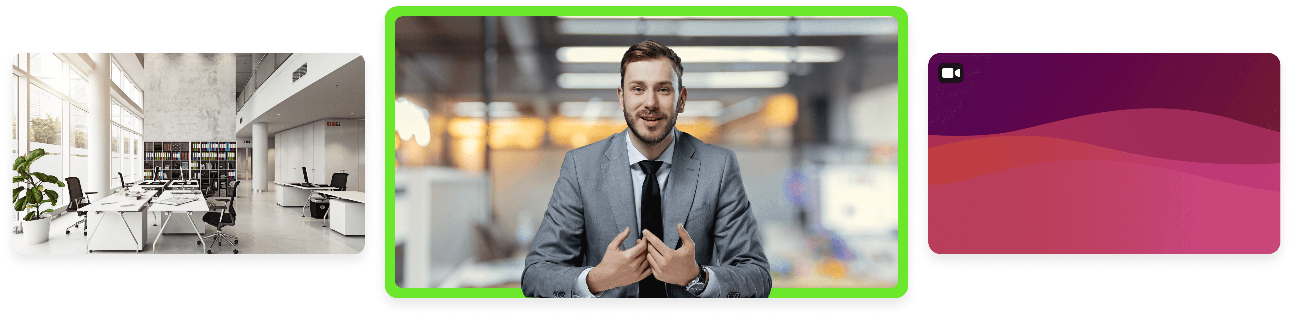 Virtual backgrounds with AI Model