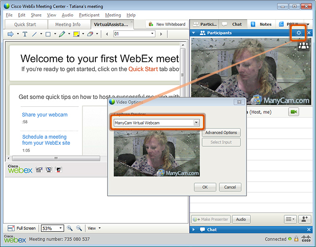 Webcam Software For Webex Manycam