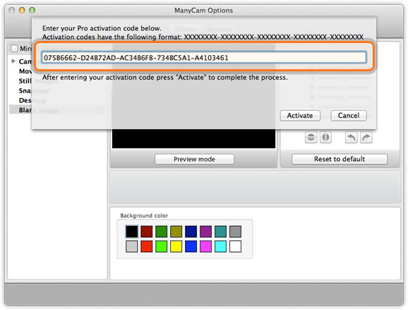 ManyCam for Mac screenshot
